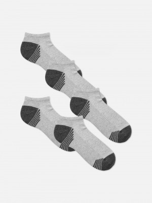 Men's Primark 5-Pack Trainer Socks Gray | 2870-HJRVZ