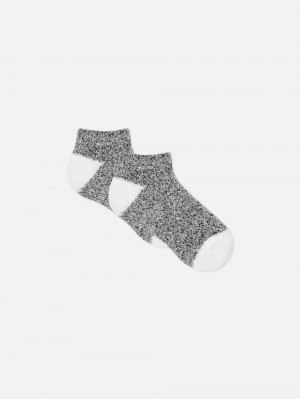 Women's Primark 2-Pack Bouclé Sneaker Socks Gray | 5083-YBUDJ