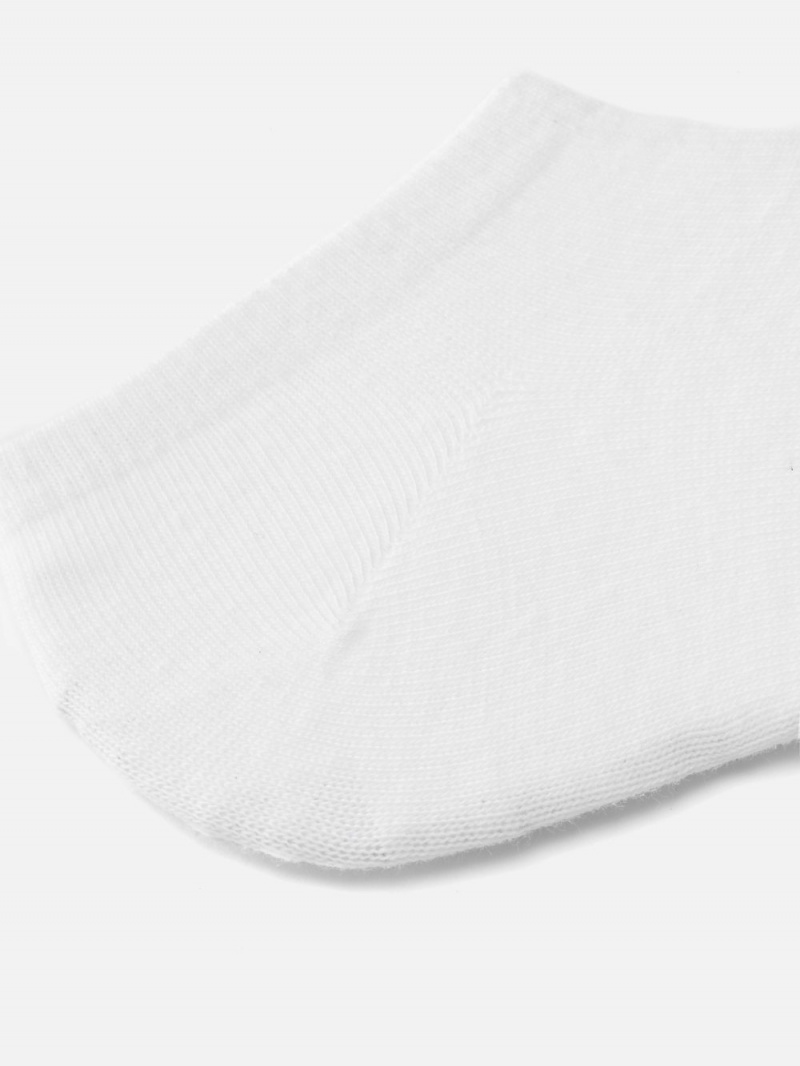 Girls' Primark 10-Pack Sneaker Socks White | 1367-YCVZN
